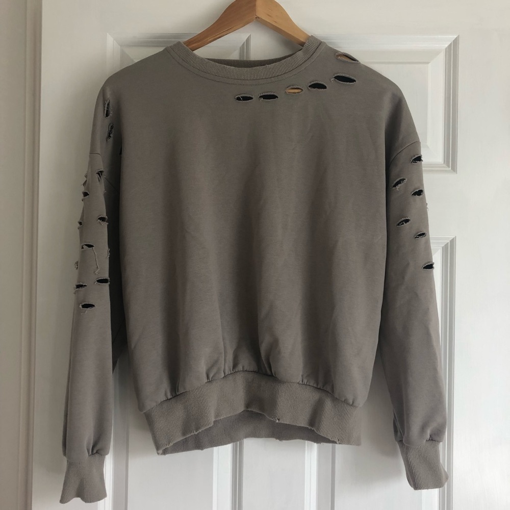 Distressed Sweatshirt